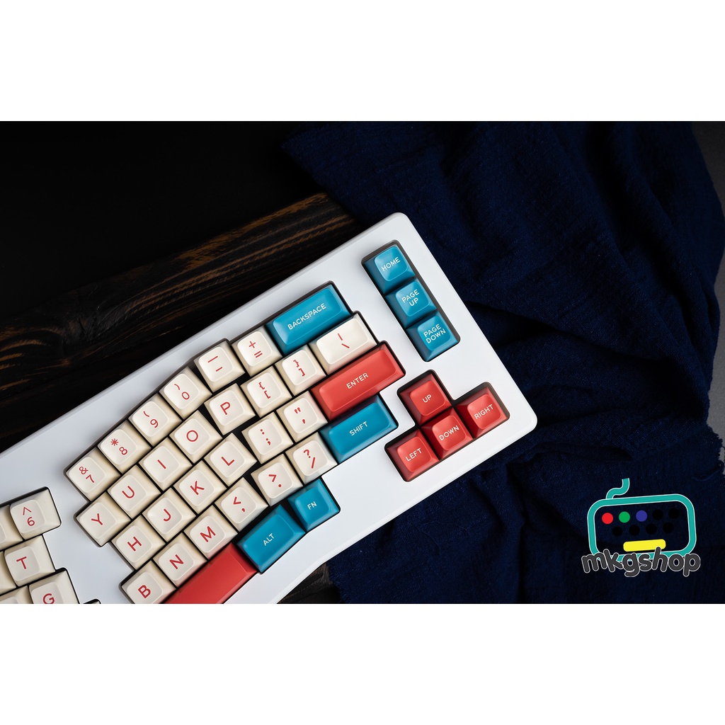Keycap SA By the Sea kiểu in doubleshot, SA profile, 172 nút bàn phím cơ