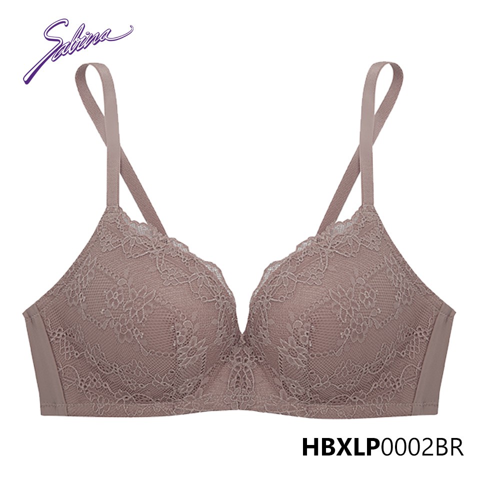 Combo 2 Áo Lót Không Gọng Mút Dày Phối Ren Habpy Lady By Sabina HBXLP0002