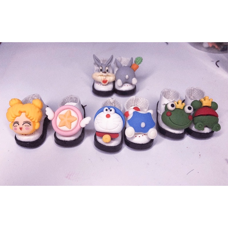 Giày búp bê 1/8 gắn charm