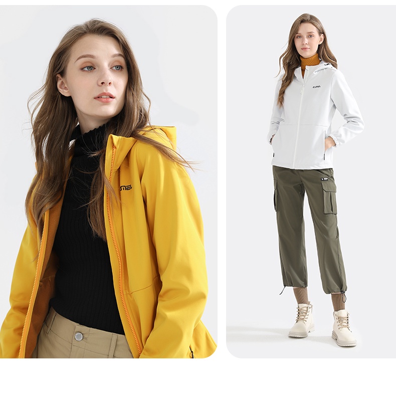Cameljeans Áo khoác chống thấm nước giữ nhiệt cho nữ
