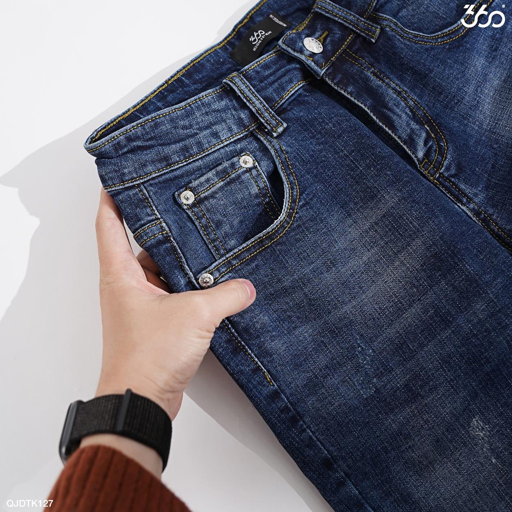 Quần jean nam cao cấp thương hiệu 360 Boutique - QJDTK127 | BigBuy360 - bigbuy360.vn