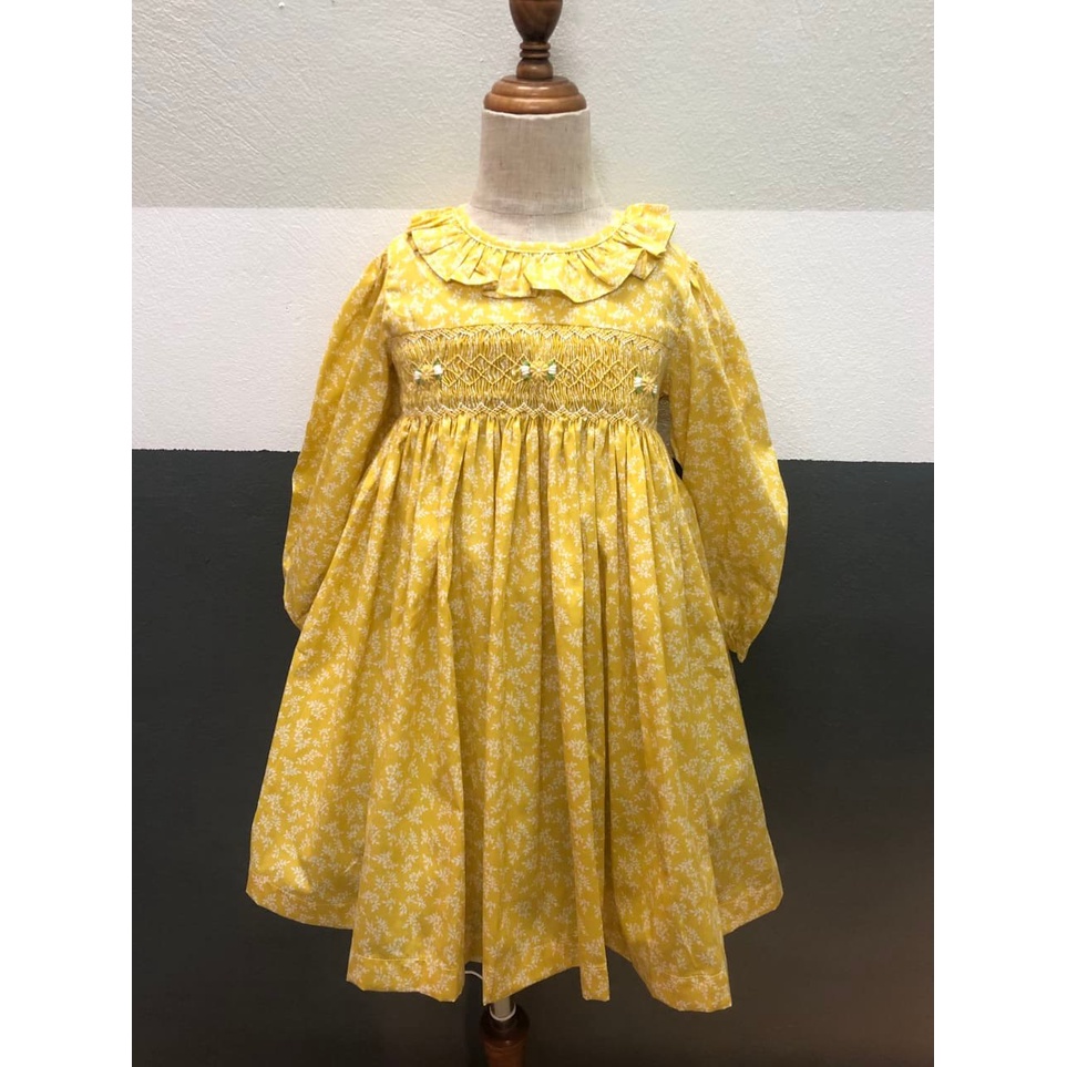 Váy smock hoa dây tay lỡ