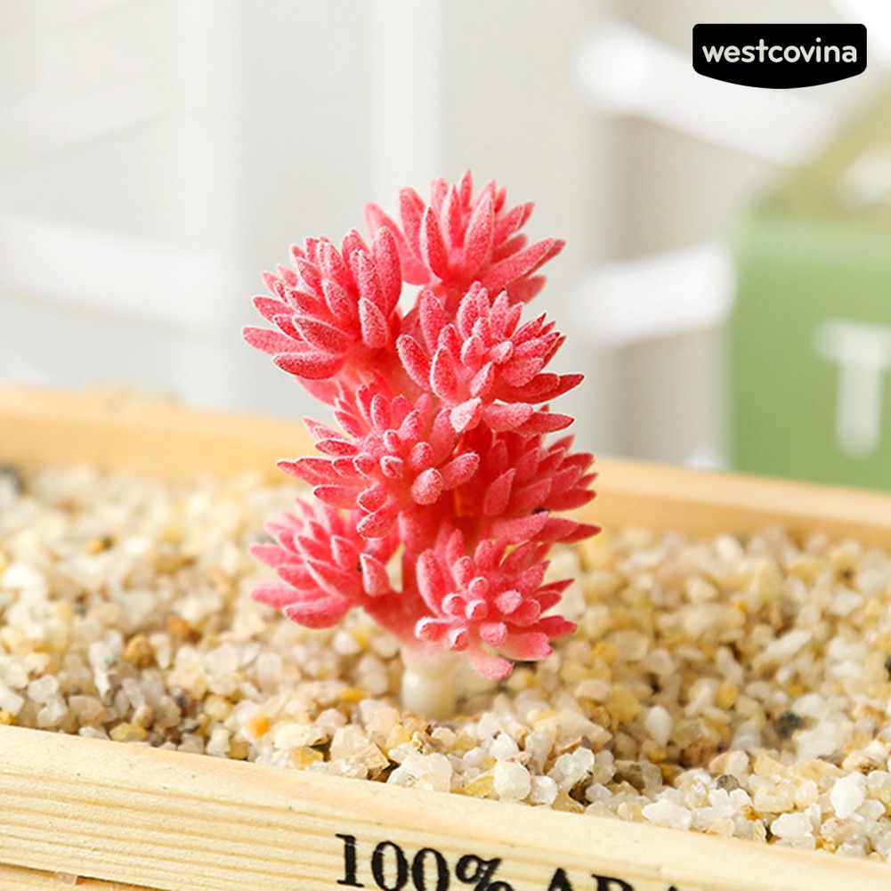 [Hot]⚘1 Cây Sen Đá Giả Trang Trí Văn Phòng