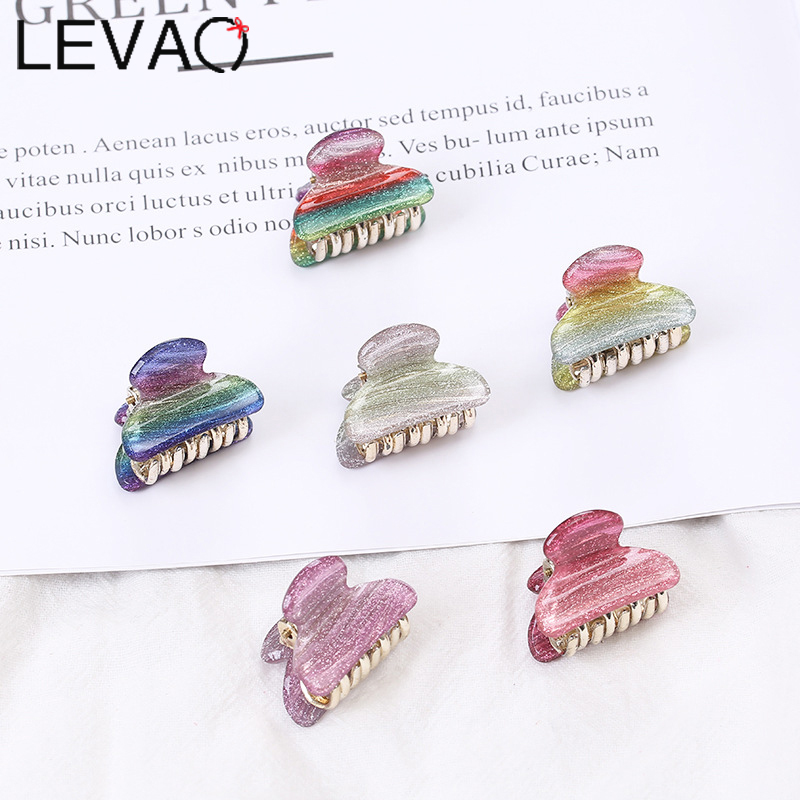Kẹp Tóc Acrylic Mini Lấp Lánh Thời Trang