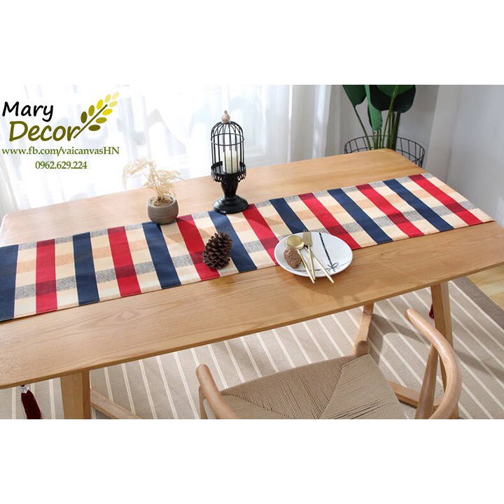 KHĂN RUNNER MARY DECOR - CARO MỸ KR-N10