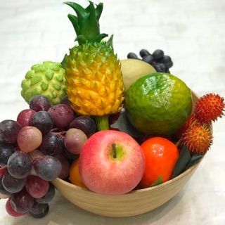 Quả giả các loại - quả bày mâm ngũ quả phủ cao su