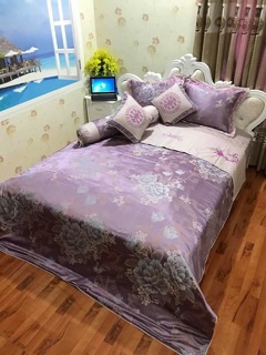 Bộ. Chăn ga gối gấm cao cấp