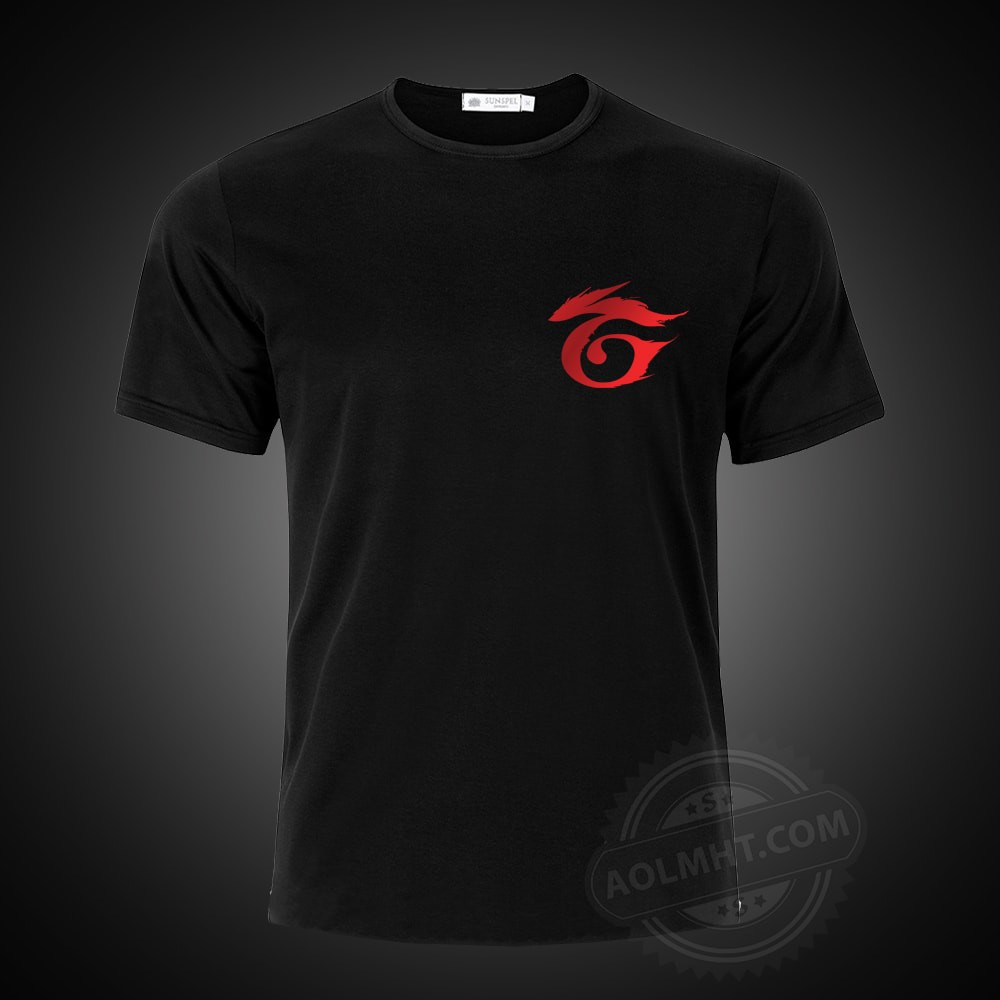 Áo thun Garena nam nữ trắng đen form rộng unisex cotton co giãn thoáng mát TGAG