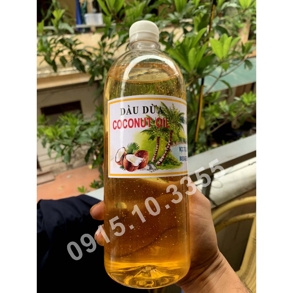 500ml dầu dừa nấu thủ công nguyên chất handmade MẸ NẤU- VÀNG ÓNG, THƠM LỪNG