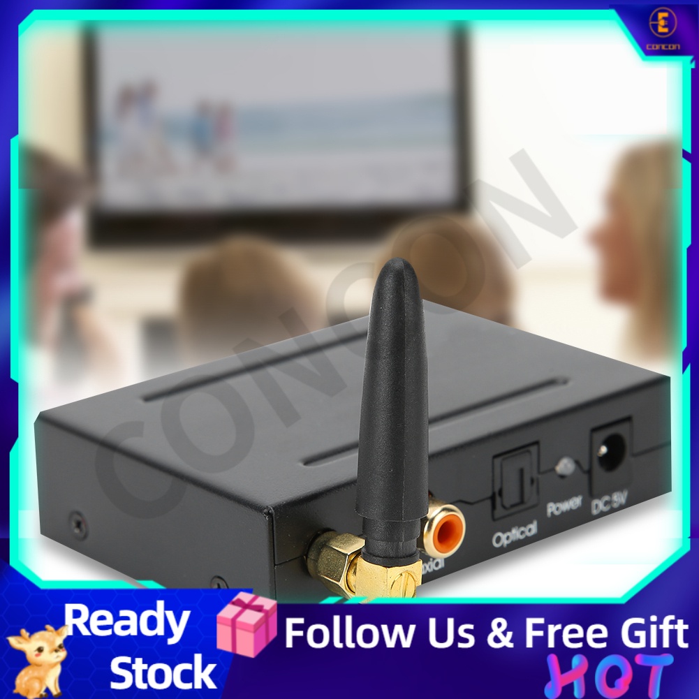 Bộ Giải Mã Âm Thanh Bluetooth 5.0 192khz Dac 2rca / 3.5mm