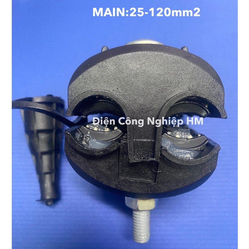 Ghíp nối cáp 2 bu lông TOT, Ghíp kẹp cáp đôi dùng cho cáp 25-120mm2 và 25-150mm2