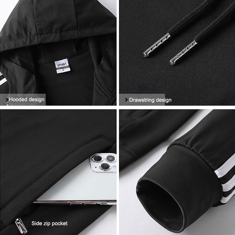 Bộ Đồ Thể Thao Bằng cotton Thoáng Khí Thấm Hút Mồ Hôi Giản Dị Hàng Mới Dành Cho Bạn Nam Nữ Chạy Bộ Ngoài Trời