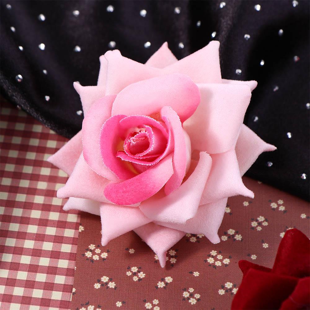 Kẹp Tóc Mỏ Vịt Hình Hoa Hồng Phong Cách Punk Cho Nữ