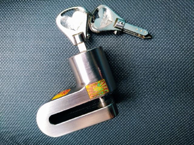 Khóa thắng đĩa cao cấp VƯƠNG NIỆM chìa 6 cạnh  chống trộm xe máy
