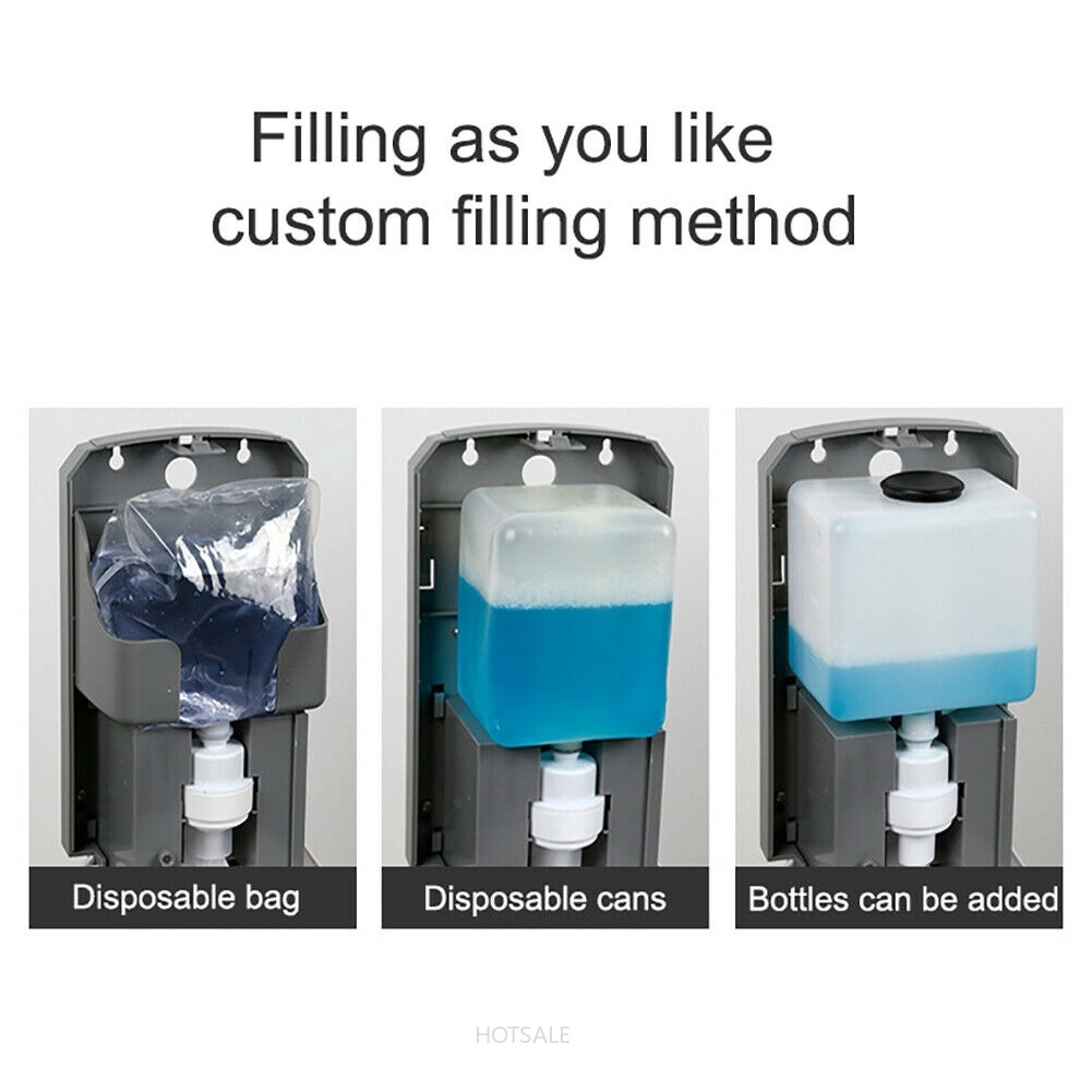 Máy đựng xà phòng rửa tay tự động không cần khoan tiện dụng