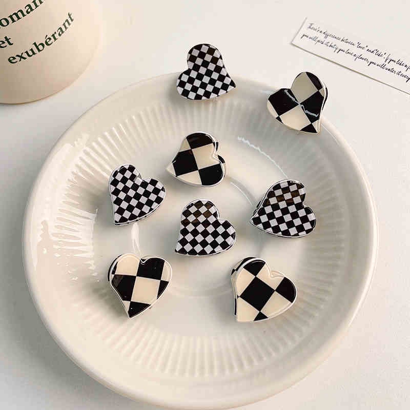 Kẹp Tóc Làm Từ Nhựa Acrylic Phong Cách Retro Hàn Quốc Thời Trang Đơn Giản Cho Nữ