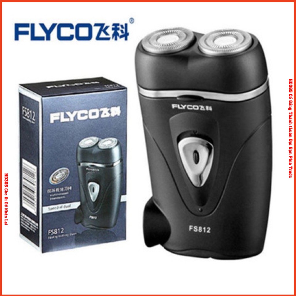 Máy Cạo Dâu Chính Hãng Flyco Fs711, Fs812 Sạc Pin ,Đầu Lưỡi Cạo Tháo Dời Rễ Ràng Vệ Sinh
