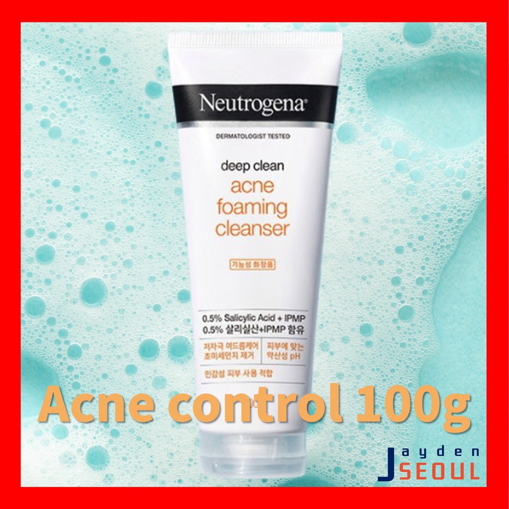 [NEUTROGENA Deep Clean Cleanser] Sữa rửa mặt tạo bọt (Tạo bọt nhẹ nhàng / Làm sáng / Kiểm soát mụn / Dưỡng ẩm / Tạo bọt nhẹ nhàng)