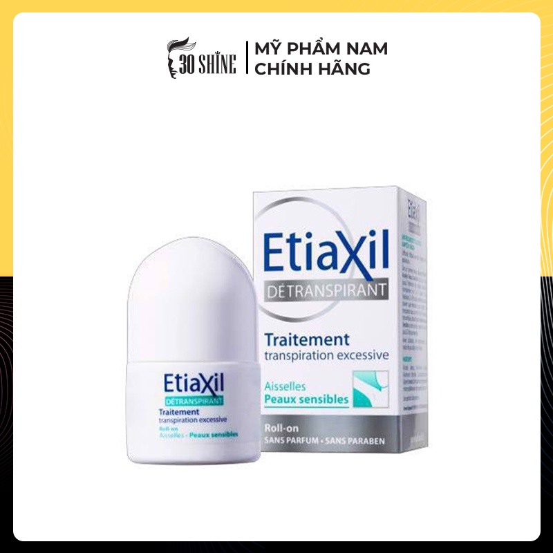 LĂN KHỬ MÙI NGĂN MỒ HÔI DÀNH CHO DA NHẠY CẢM (Màu Xanh) 15ML - (Etiaxil Detranspirant Peaux Sensibles)