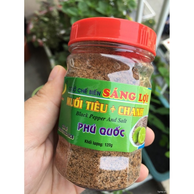 [Trợ giá] Muối tiêu chanh Sáng Lợi đặc sản Phú Quốc hủ 120g