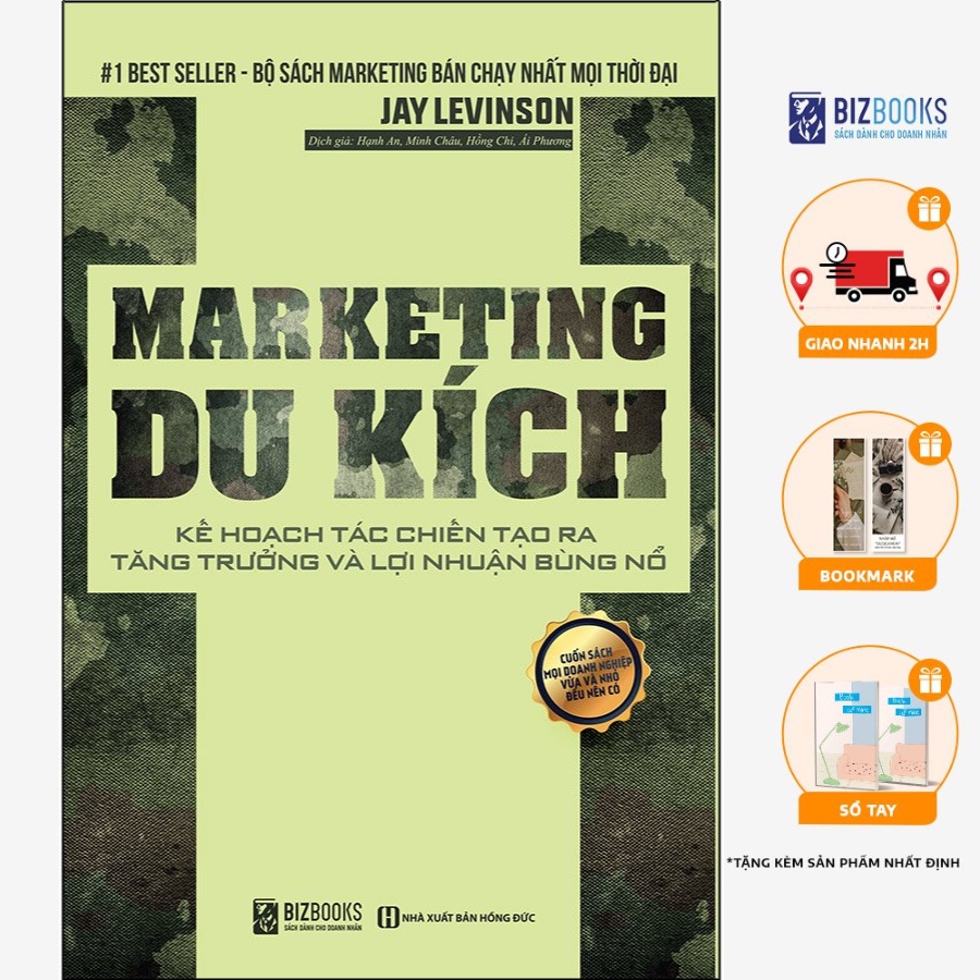 BIZBOOKS - Sách Marketing Du Kích: Kế hoạch tác chiến tạo ra tăng trưởng và lợi nhuận bùng nổ