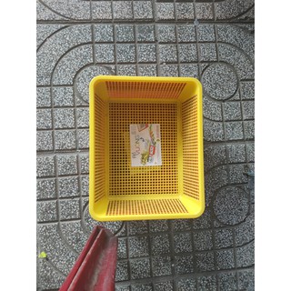 Rổ nhựa vuông sâu nhiều kích thước