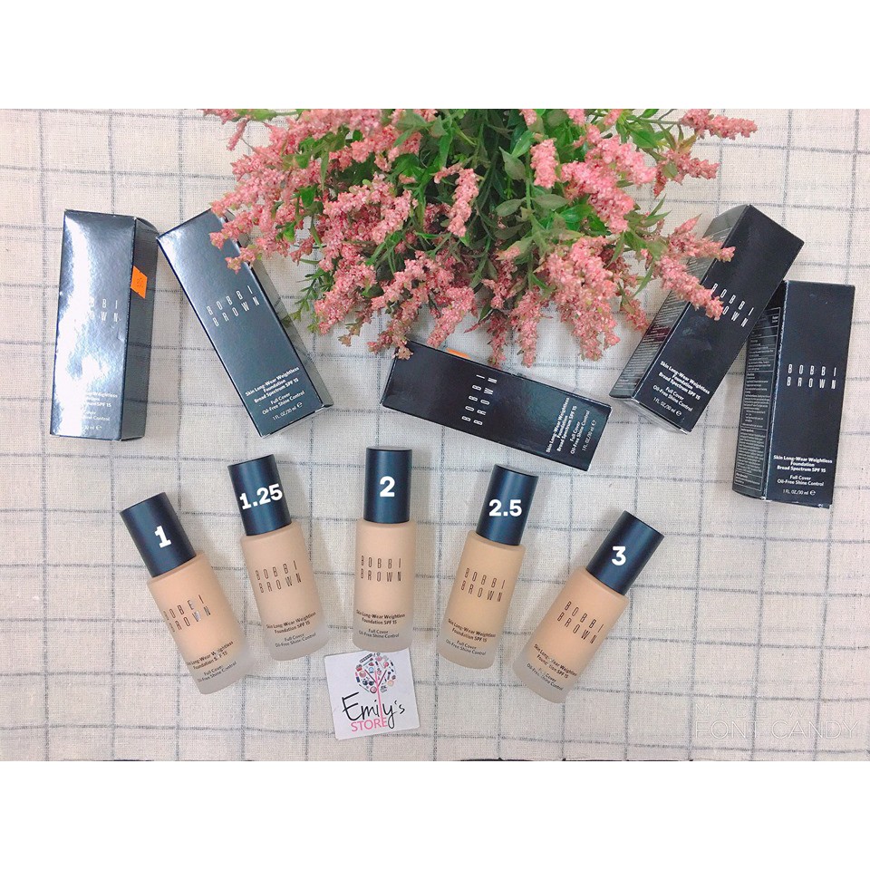 Kem nền Bobbi Brown Skin Long-Wear Weighless SPF15 PA+++