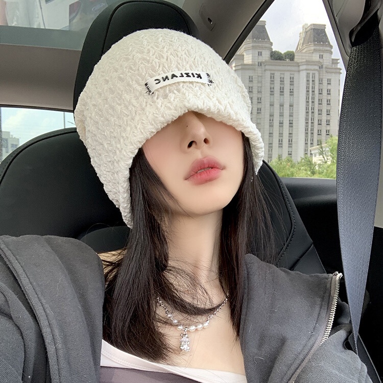 Mũ MG STUDIO vải cotton thiết kế gấp nếp