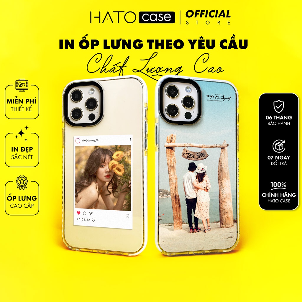 In Ốp Lưng Theo Yêu Cầu, Đặt Làm Ốp Điện Thoại In Hình, Ốp Kính Tráng Gương, Silicon, Chống Sốc Tại HATO Case