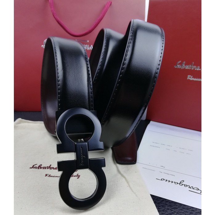 Thắt Lưng  Ferragam-o Thắt Lưng Da Phong Cách Công Sở Lịch Lãm Cho Nam