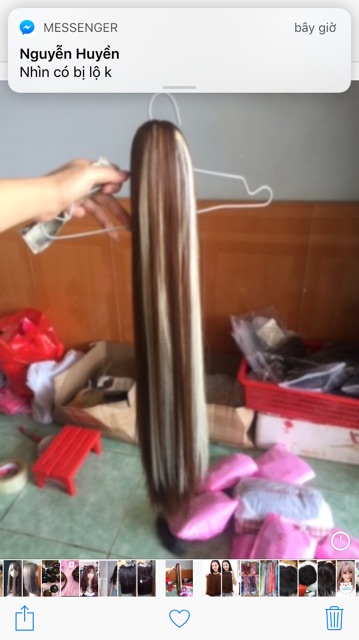 Tóc giả ngoặm 🥰 freeship 50k🥰 omber đủ màu- hình thật