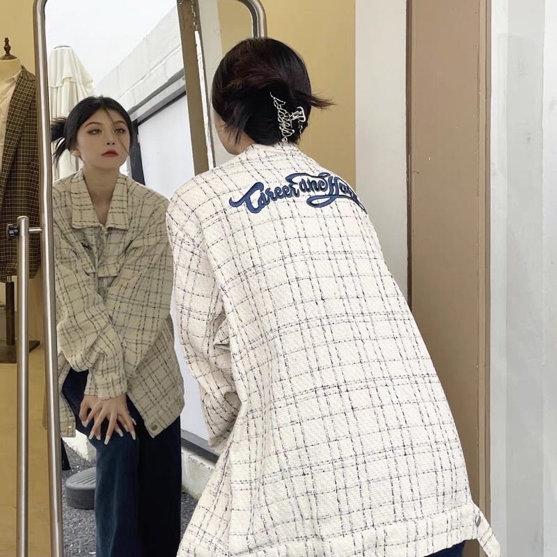 TKLIHN Áo khoác SƠ MI dạ Ulzzang HOT fashionita 2022 KÈM ẢNH THẬT CUỐI