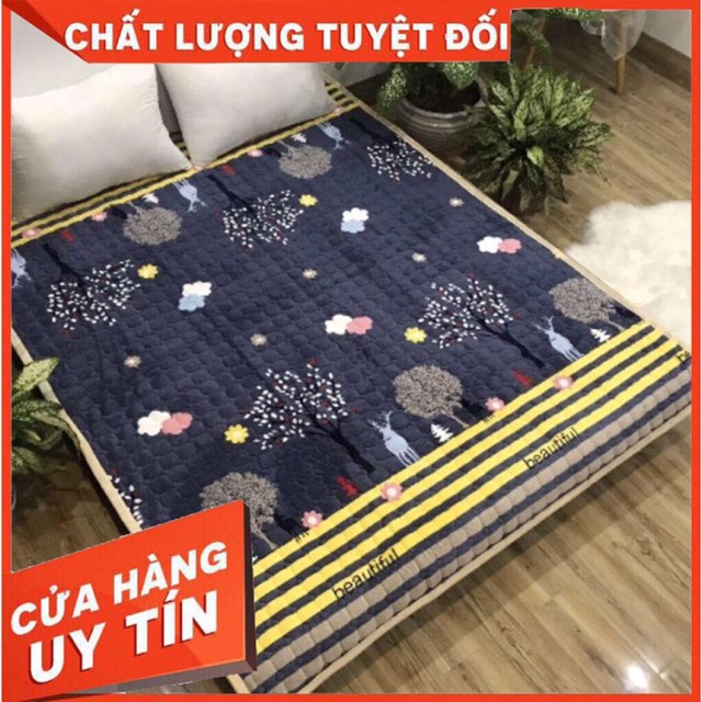 Thảm nỉ nhung trải giường trải sàn đa năng 3 lớp dày dặn ( hàng loại 1 )