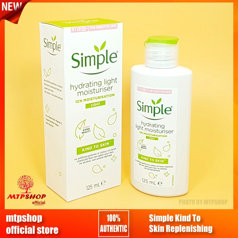 Kem Dưỡng Da Simple Kind To Skin Replenishing