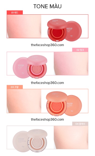 Phấn má hồng dạng cushion Moisture Cushion Blush | BigBuy360 - bigbuy360.vn