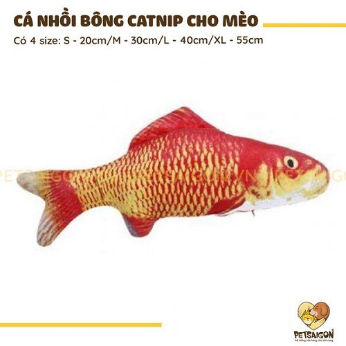 ĐỒ CHƠI CON CÁ NHỒI BÔNG CATNIP CHO MÈO