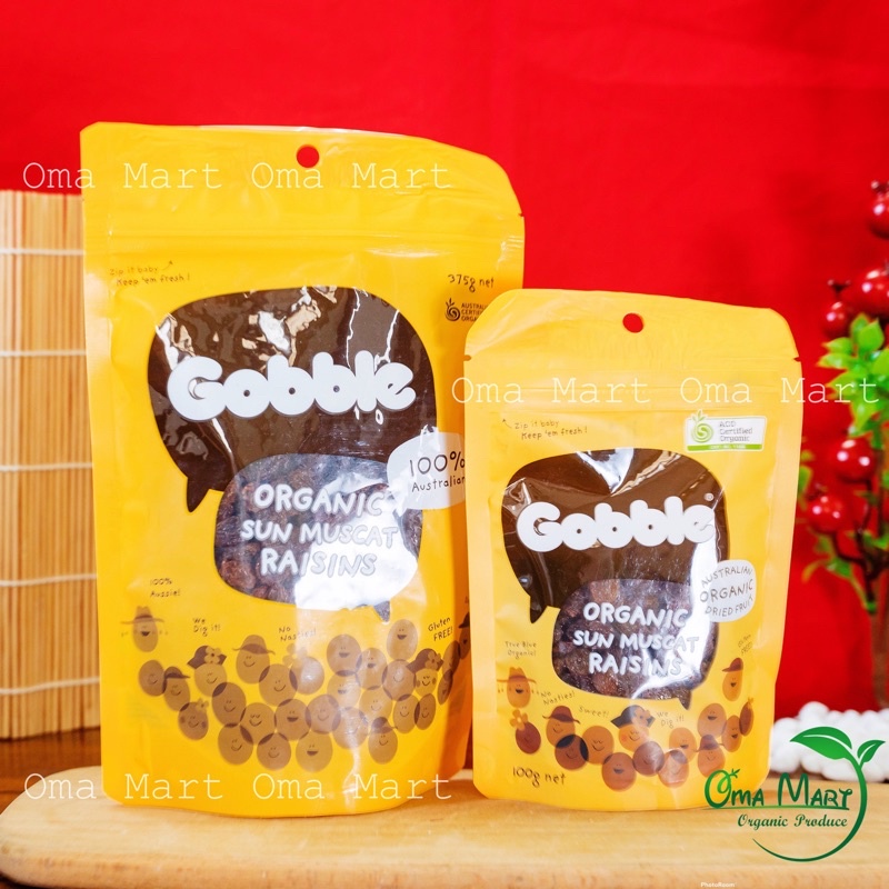 Nho khô hữu cơ Gobble Úc
