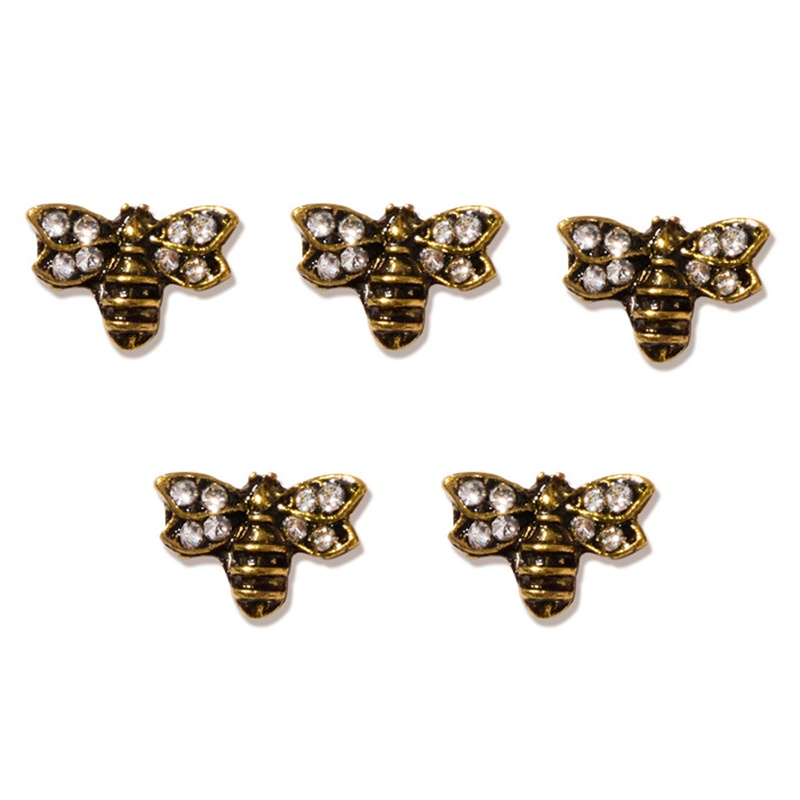 Set 5 Phụ Kiện Trang Trí Móng Hình Con Ong 3d