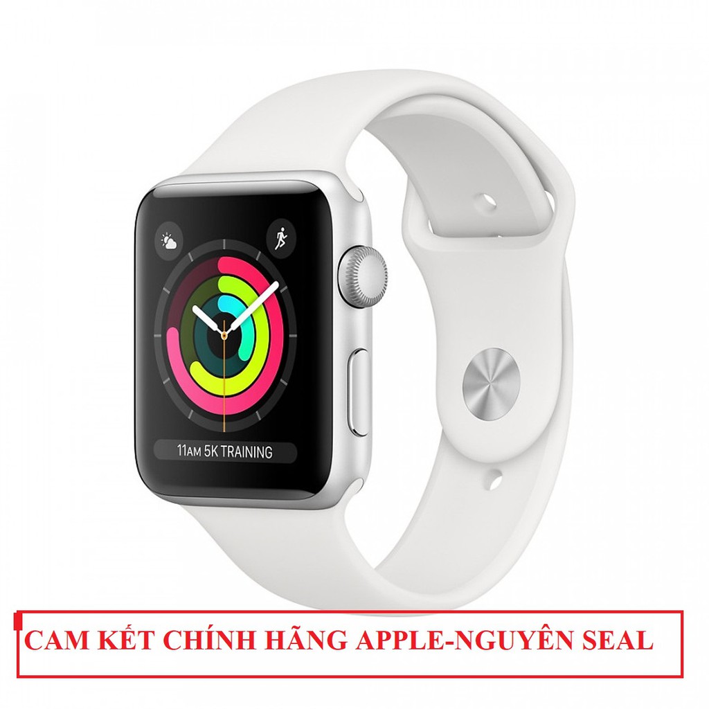 Đồng Hồ Thông Minh Apple Watch Series 3 GPS Aluminum Case With Sport Band - New nguyên seal 38mm