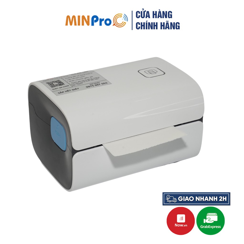 Máy in nhiệt MINPRO W300 in đơn hàng, tem mã vạch, hóa đơn, dùng giấy in nhiệt tự dính