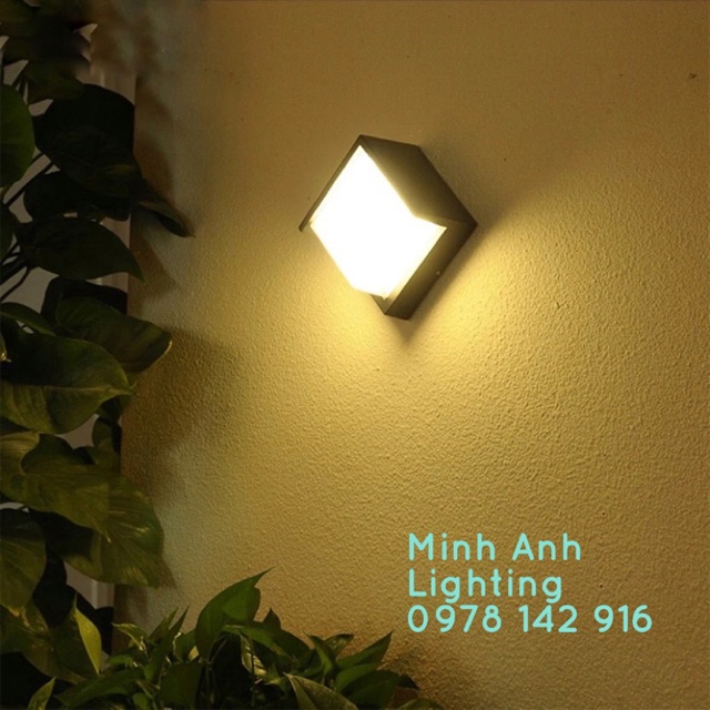 Đèn LED Gắn Tường Ốp Tường Trong Nhà Ngoài Trời VNT604A 10W 3500k - Minh Anh Lighting