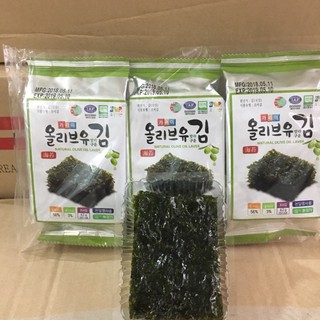 Rong biển ăn liền bịch 3 gói vị oliu và dầu thông