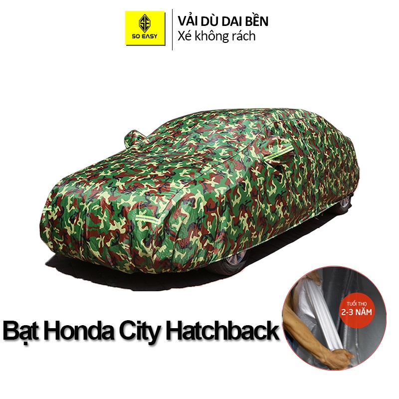 Bạt phủ xe hơi trùm cho ô tô HONDA CITY SOEASY chất liệu  vải dù Oxford cao cấp xé không rách Bảo hành 1 năm BPXM