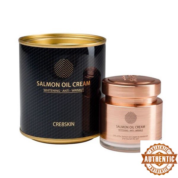 Kem Dưỡng Trắng Da, Chống Lão Hóa Chiết Xuất Dầu Cá Hồi Cre8skin Salmon Oil Cream 80g
