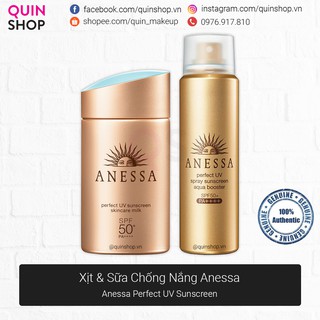 Sữa Và Xịt Chống Nắng Anessa Perfect UV Suncreen