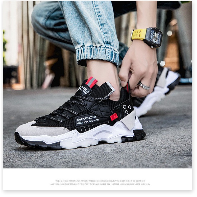 Rẻ vô địch - Giày sneaker đen nam [FREESHIP] D776 shop Địch Địch chuyên giày nam đẹp -Ax123 : ; ' , ) ˢ : ' .