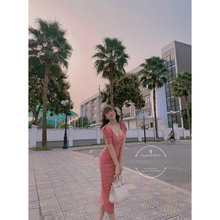 Đầm Body Cổ Vuông Hót Trend
