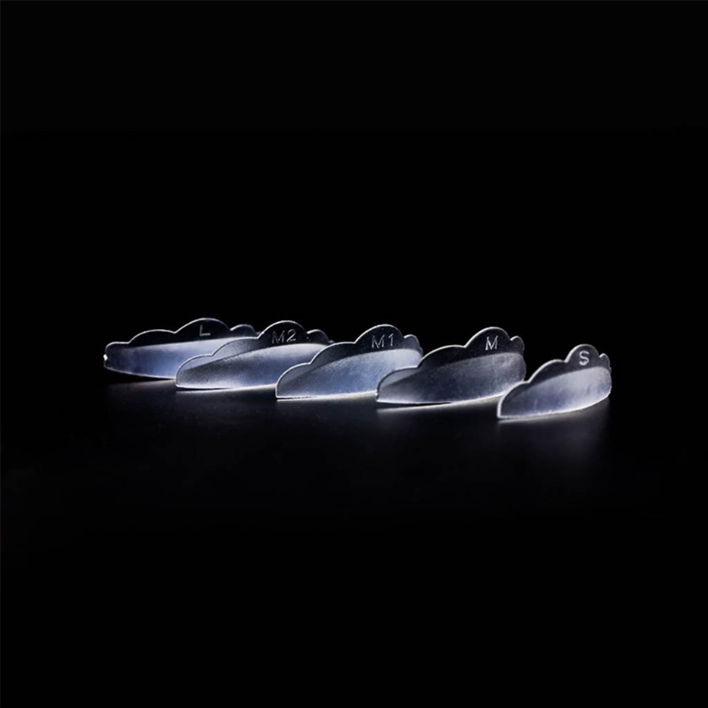 Set 5 Cặp Đệm Silicone Hỗ Trợ Uốn Cong Lông Mi 3D Tái Sử Dụng Tiện Lợi