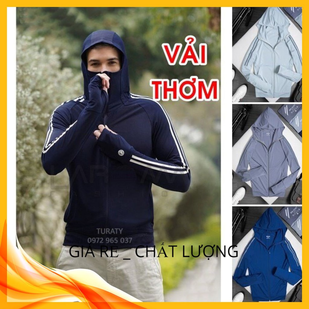 Áo Chống Nắng Nam Nữ, Vải Thơm Cao Cấp Tự Có Hương Thơm, Chống Tia UV, Kẻ Sọc 2 Tay Mới Nhất Hè 2021 Senko.Shop08
