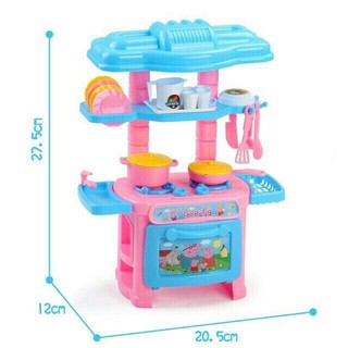 Combo đồ chơi cắt bánh sinh nhật và bếp mini kitty